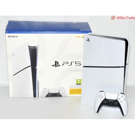 CONSOLA PS5 SLIM OPTICO 1TB CON CAJA Y MANDO