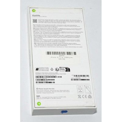 APPLE IPHONE 16 PLUS 128GB AZUL PRECINTADO