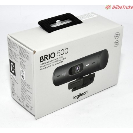 WEBCAM LOGITECH BRIO 500 HD PRECINTADO