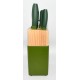 SET DE CUCHILLOS CON TACO ZWILLING NOW 7 VERDE