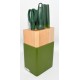 SET DE CUCHILLOS CON TACO ZWILLING NOW 7 VERDE