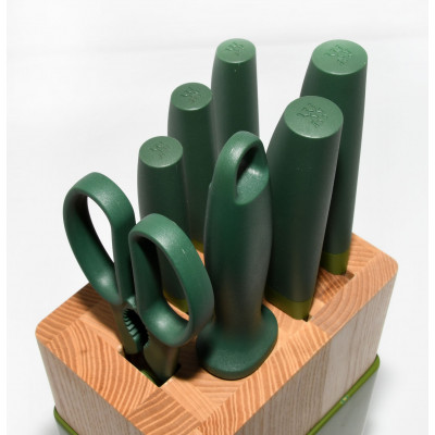 SET DE CUCHILLOS CON TACO ZWILLING NOW 7 VERDE