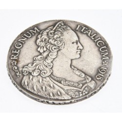MONEDA 1 THALER ITALIA (ERITREA) 1918 PLATA