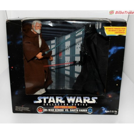FIGURA STAR WARS OBI-WAN KENOBI VS. DARTH VADER POWER COLLECTOR