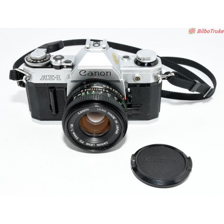 CAMARA REFLEX ANALÓGICA CANON AE-1 + 50MM F:1.8