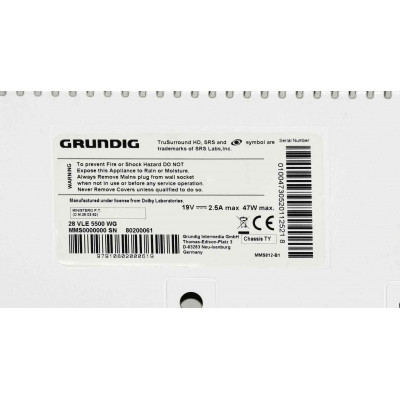 TV 28p GRUNDIG 28 VLE 5000 WG