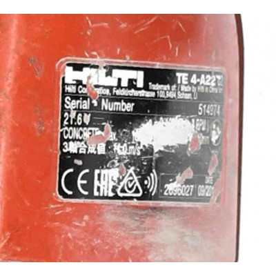 TALADRO PERCUTOR HILTI TE 4-A22