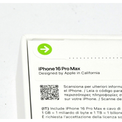 APPLE IPHONE 16 PRO MAX 256GB WHITE TITANIUM PRECINTADO