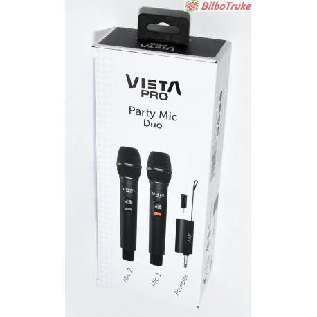 MICROFONOS VIETA PRO PARTY MIC DUO PRECINTADO