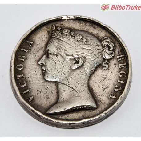 MEDALLA PLATA BALTIC 1854-1855