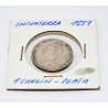 MONEDA 1 CHELIN PLATA 1889
