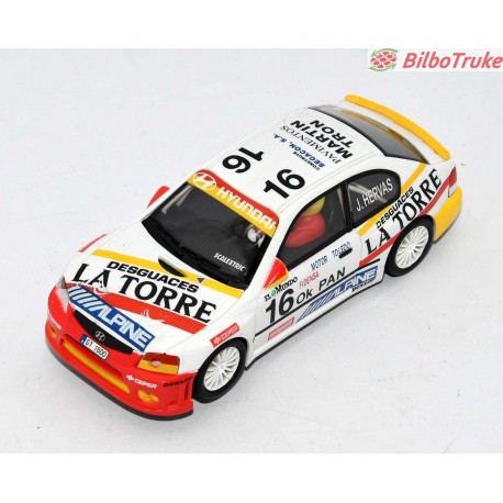 COCHE SCALEXTRIC HYUNDAY ACCENT LA TORRE