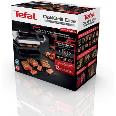Parrilla Electrica Tefal OptiGrill Elite GC750D