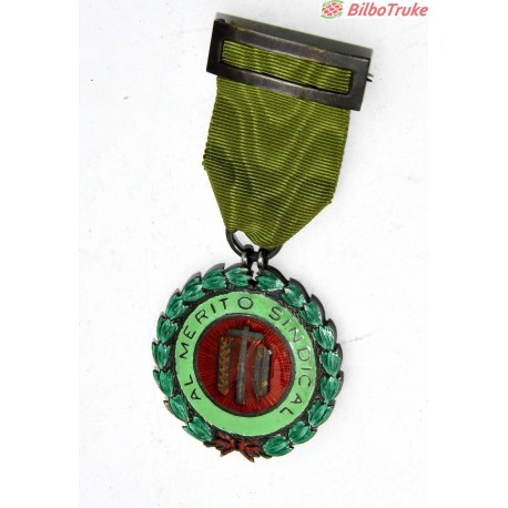 MEDALLA PLATA AL MERITO SINDICAL