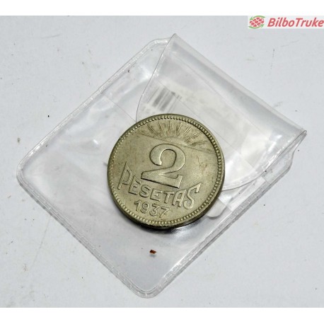 MONEDA 2 PESETA ASTURIAS Y LEON