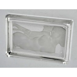 CRISTAL DECORATIVO ART DECO MUJER DESNUDA