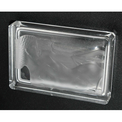 CRISTAL DECORATIVO ART DECO MUJER DESNUDA