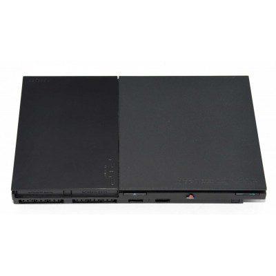 CONSOLA PS2 SLIM NEGRA CON MANDO