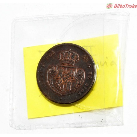 MEDIO REAL 1841 ISABEL II SEGOVIA