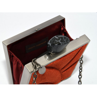 BOLSO PETACA DE METAL ADOLFO DOMINGUEZ