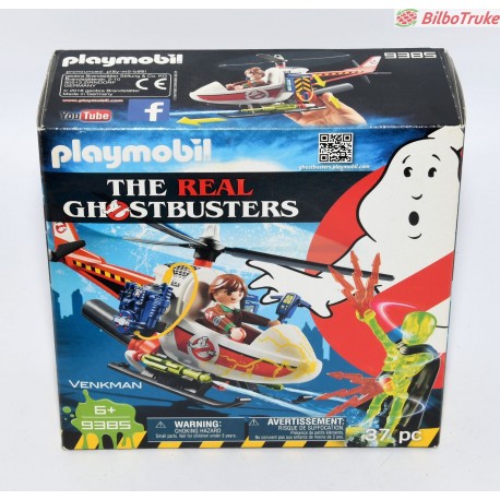 PLAYMOBIL HELICOPTERO CAZAFATASMAS 9385 PRECINTADO
