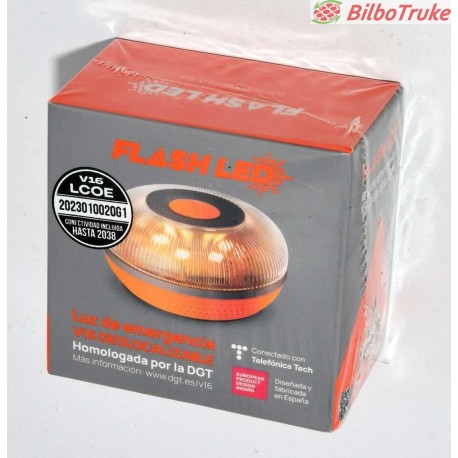 LUZ EMERGENCIA FLASHLED V16 PRECINTADO