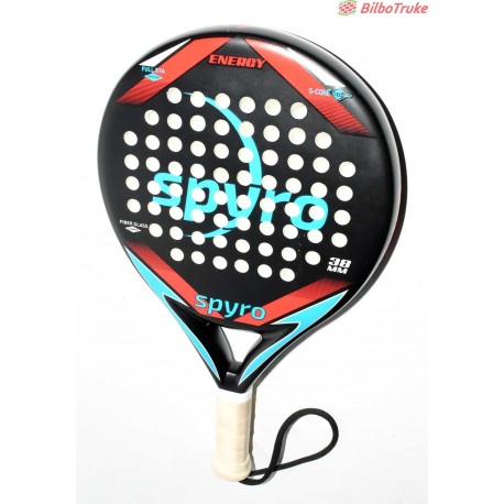 PALA PADEL SPYRO 36MM AZUL Y ROJO