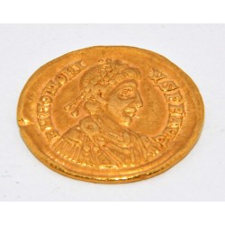 MONEDA SOLIDO HONORIO - ORO