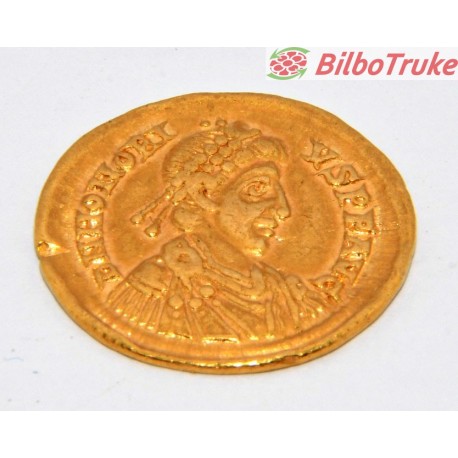 MONEDA SOLIDO HONORIO - ORO