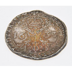 MONEDA PATAGON FELIPE IV 1633 PLATA
