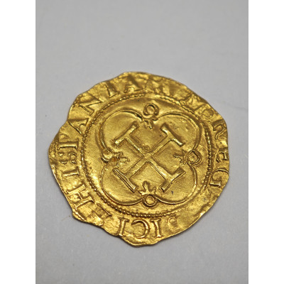 ESCUDO DE ORO CARLOS I - JUANA DE CASTILLA (1504-1555) CECA SEVILLA