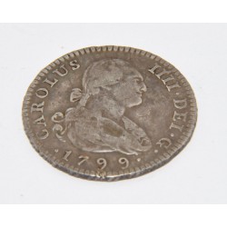 MONEDA PALTA 1 REAL CARLOS IV 1799 - MADRID