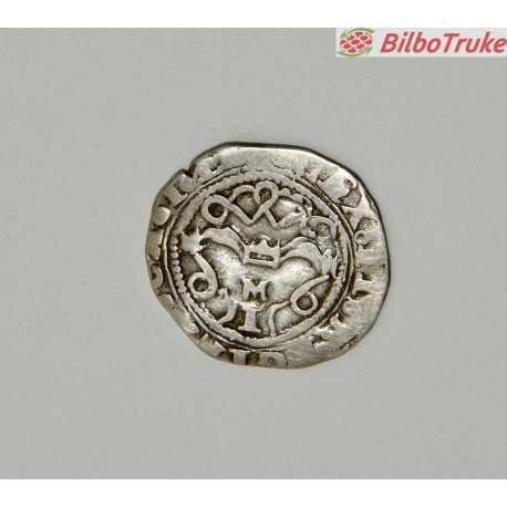 MONEDA MEDIO REAL REYES CATOLICOS TOLEDO