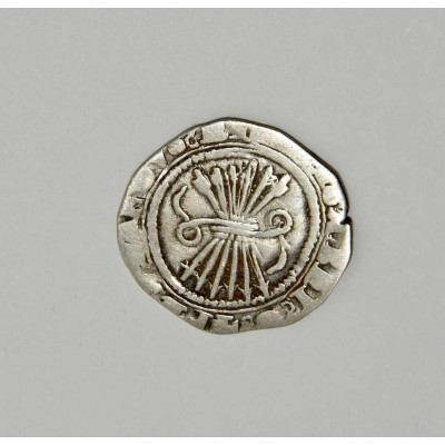 MONEDA MEDIO REAL REYES CATOLICOS TOLEDO