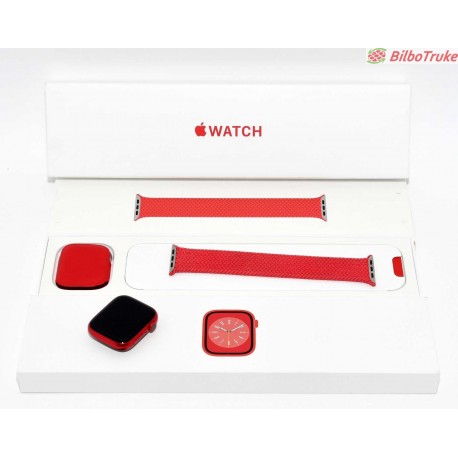 APPLE WATCH SERIES 8 45MM CEL ALUMINIO ROJO