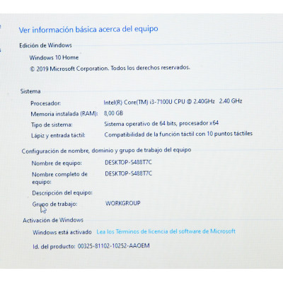 LAPTOP HP 15-DA0071MS I3 2.4GHZ 8GB 1TB