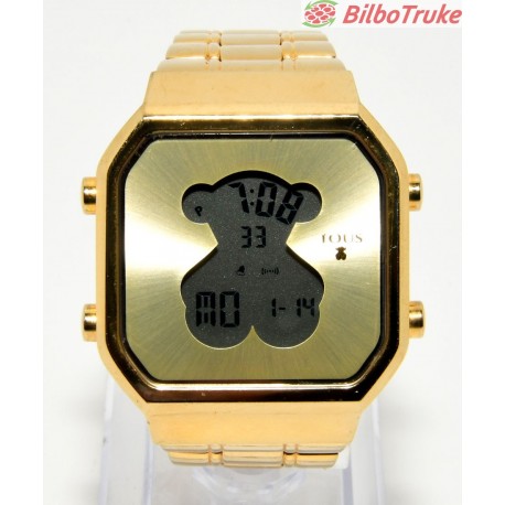 RELOJ TOUS D-BEAR DORADO