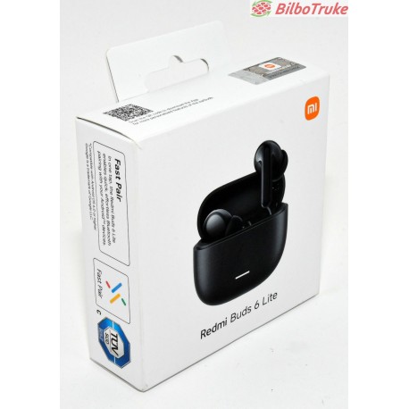 AURICULARES XIAOMI BUDS 6 LITE NEGROS PRECINTADO