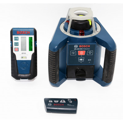 NIVEL LASER BOSCH GRL 300 HVG + RECEPTOR LASER LR1