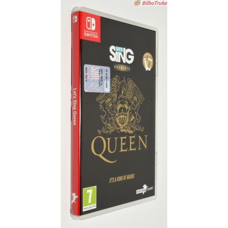 VIDEOJUEGO SWITCH LETS SING QUEEN. A KIND OF MAGIC