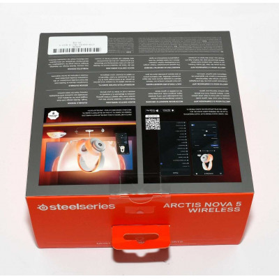 AURICULARES GAMING STEELSERIES ARCTIS NOVA 5 BLANCO PRECINTADO