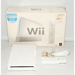 CONSOLA WII BLANCA CON CAJA Y ACCESORIOS