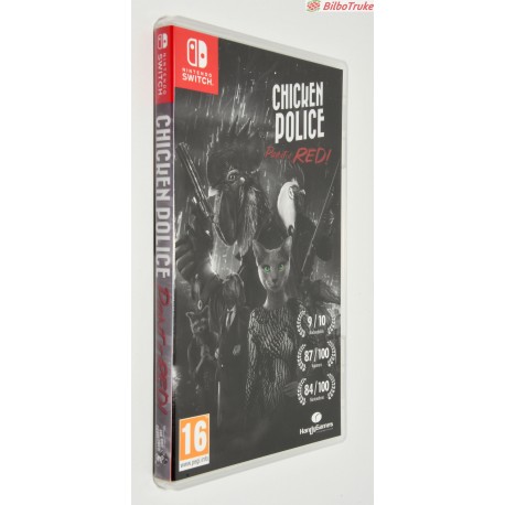 VIDEOJUEGO SWITCH CHICKEN POLICE PAINT IT RED
