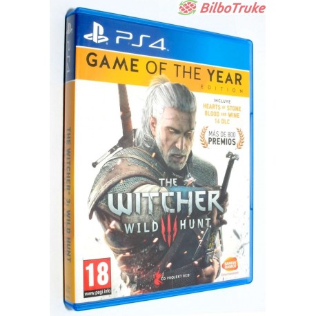 VIDEOJUEGO PS4 THE WITCHER 3 ED JUEGO DEL AÑO