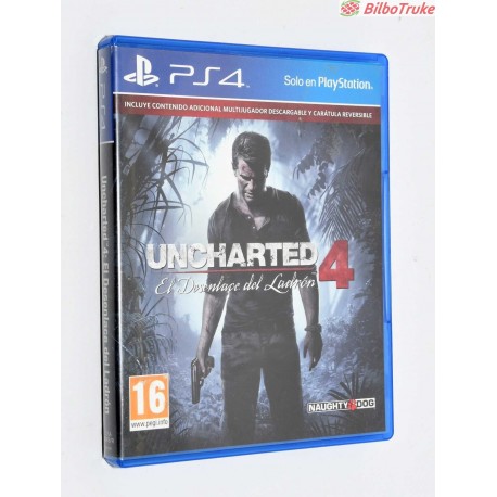 VIDEOJUEGO PS4 UNCHARTED 4