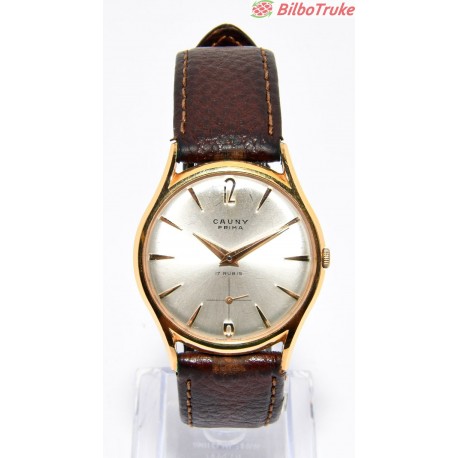 RELOJ MECANICO CAUNY PRIMA 17 RUBIS 1304