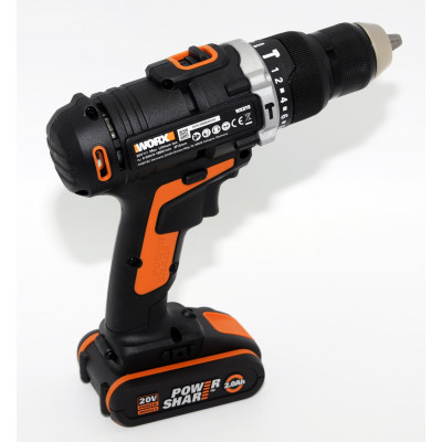 TALADRO PERCUTOR WORX WX372 CON DOS BATERÍAS