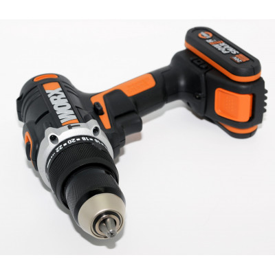 TALADRO PERCUTOR WORX WX372 CON DOS BATERÍAS