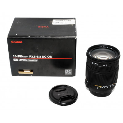 OBJETIVO SIGMA 18-250mm 1:3.5-6.3 DC OS PARA NIKON
