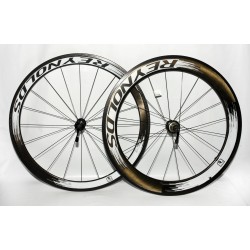 PAREJA RUEDAS BICICLETA CARRETERA CARBONO REYNOLDS 45+65MM PERFIL